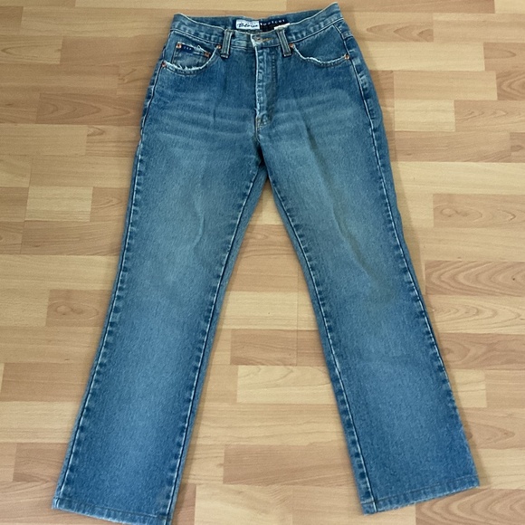 Express Bleus Women’s Blue Denim Boot Cut Jeans - Picture 1 of 4